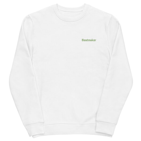 unisex eco sweatshirt white front 659a0667dd483